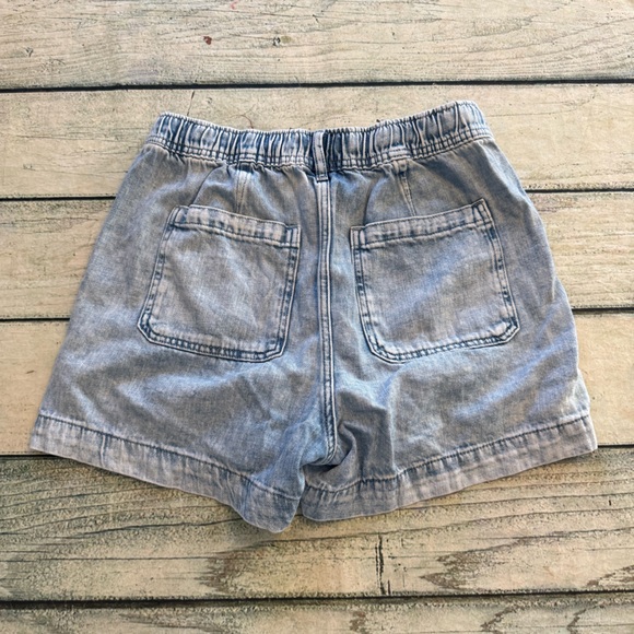 Gap drawstring blue denim jeans shorts. M - Picture 7 of 7